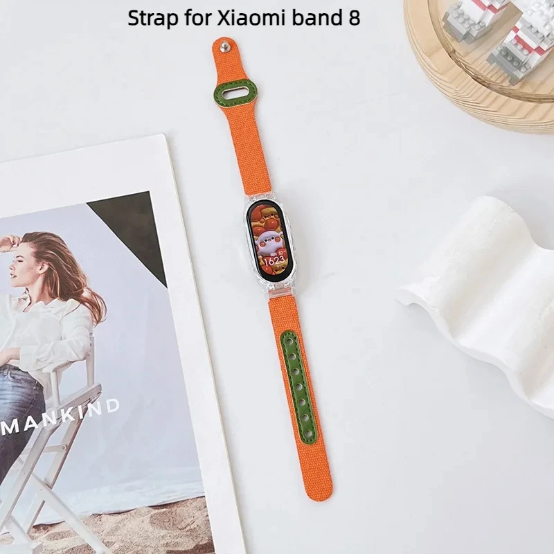 Ремешок холщовый для Xiaomi mi band 8, сменный спортивный браслет для смарт-часов Mi band 8
Ремешок холщовый для Xiaomi mi band 8, сменный спортивный браслет для смарт-часов Mi band 8