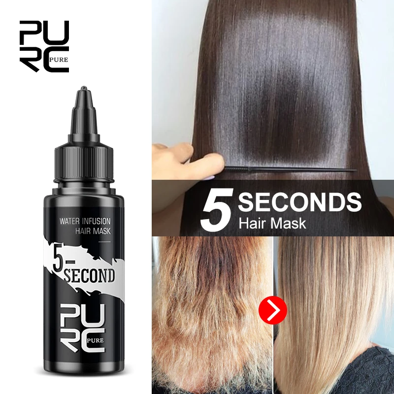 PURC Hair Treatment 5 Seconds Hair Mask Professional Keratin Cream Smoothing Straightening Hair Care
PURC Hair Treatment 5 Seconds Hair Mask Professional Keratin Cream Smoothing Straightening Hair Care