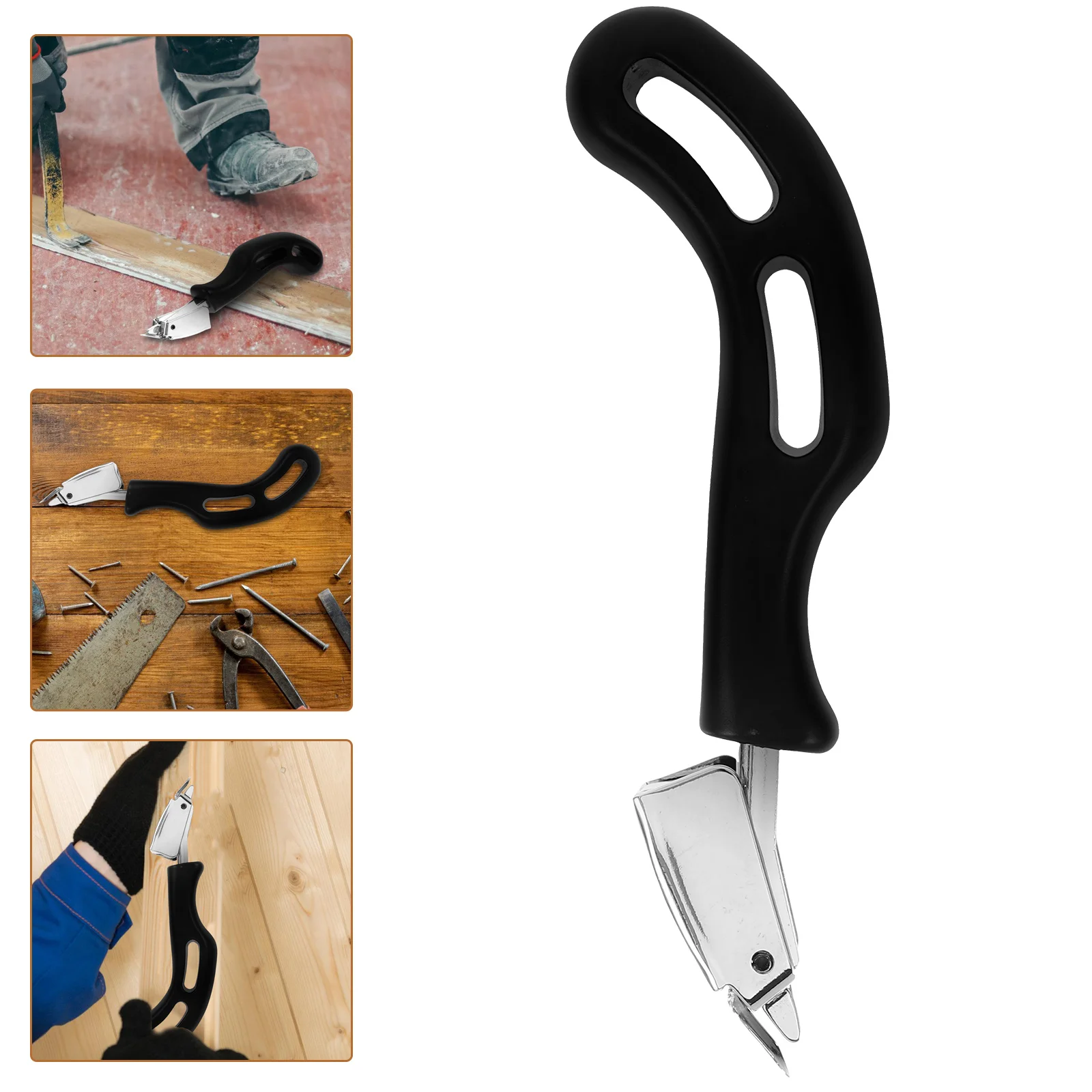 

Handheld Staple Remover Pullers Removers Heavy Duty Upholstery Tools Supplies Tack Staples Nails for Furniture Decor