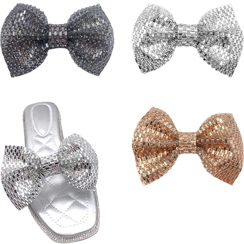 Fashion Decorative Shoe Clips Bow Rhinestone Shoe Buckle Shoe Embellishment for Ladies Wedding Party High Heel Decorations 2 Pcs
Fashion Decorative Shoe Clips Bow Rhinestone Shoe Buckle Shoe Embellishment for Ladies Wedding Party High Heel Decorations 2 Pcs