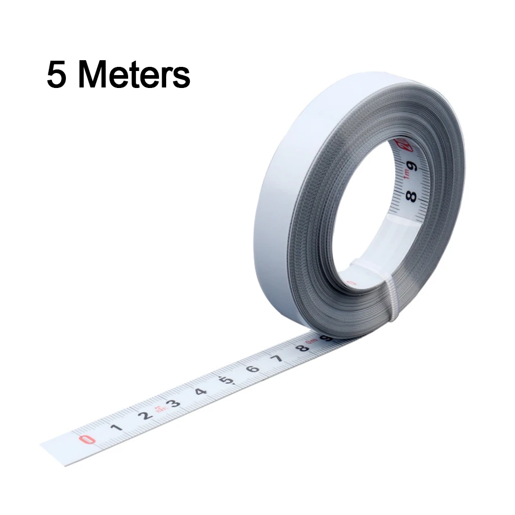 Self-adhesive Tape Measure Steel Tape Ruler Metric Scale 5 Meter Length For T-track Router Table Saw Household Measuring Tools
Self-adhesive Tape Measure Steel Tape Ruler Metric Scale 5 Meter Length For T-track Router Table Saw Household Measuring Tools