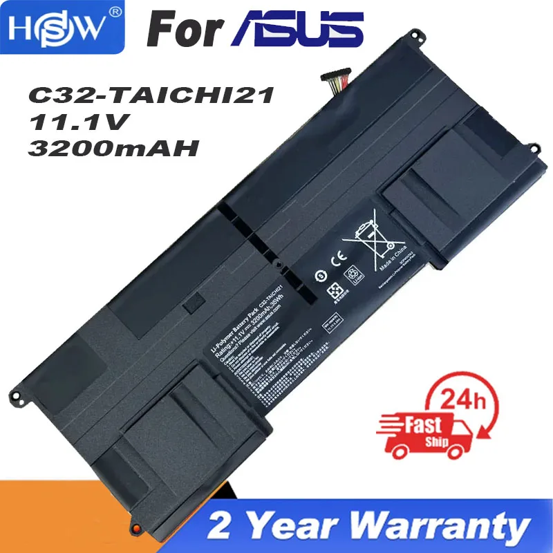Новый C32-TAICHI21 Аккумулятор для ноутбука ASUS Ultrabook TAICHI21 TAICHI 21C32-TAICHI21 CKSA332C1 11,1 V 3200mAh 35Wh
Новый C32-TAICHI21 Аккумулятор для ноутбука ASUS Ultrabook TAICHI21 TAICHI 21C32-TAICHI21 CKSA332C1 11,1 V 3200mAh 35Wh