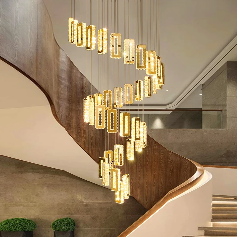 Modern home decoration crystal chandelier, stair Pendant lamp, living room Pendant lights, interior lighting
Modern home decoration crystal chandelier, stair Pendant lamp, living room Pendant lights, interior lighting