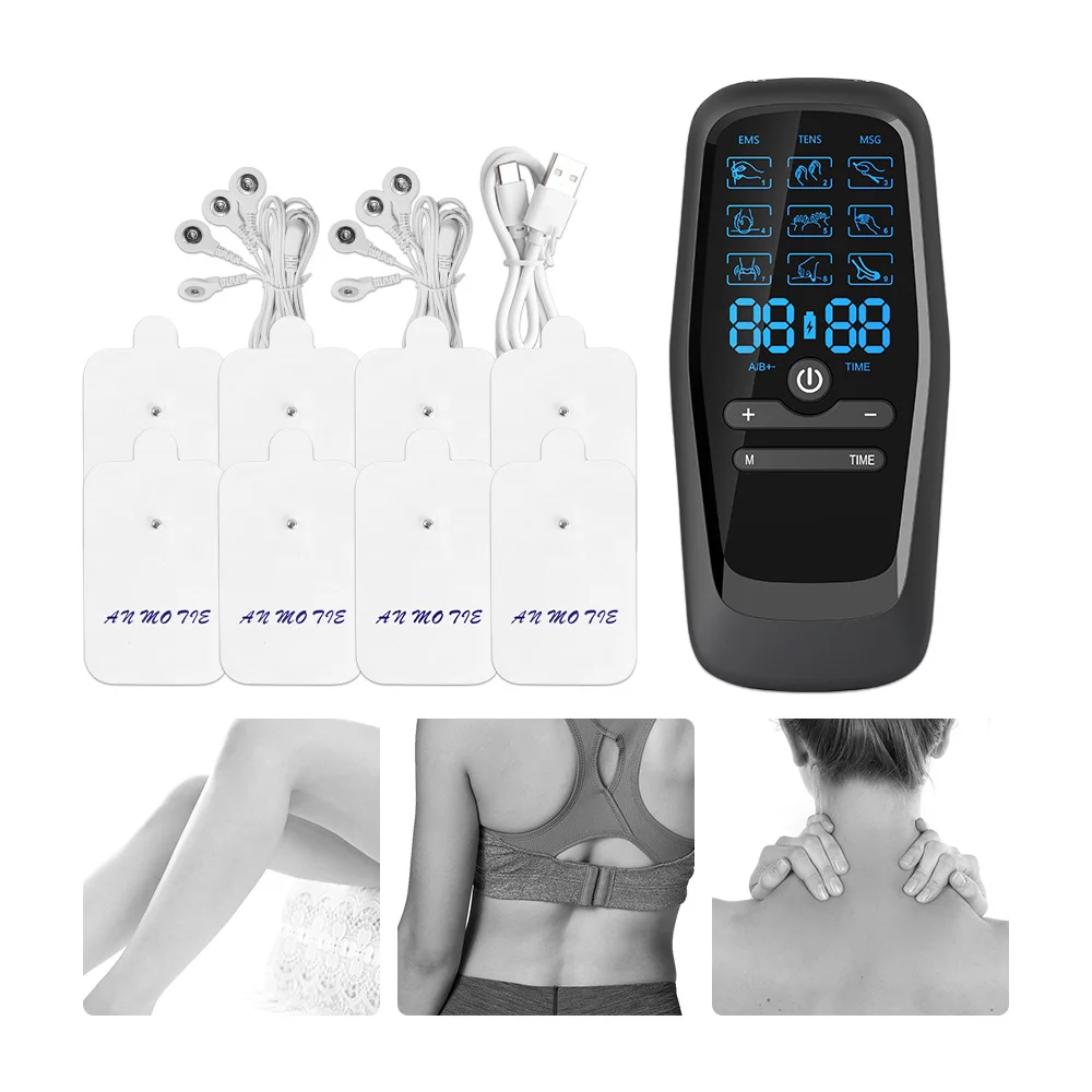 9 Modes Dual output EMS Electric Muscle Stimulator TENS Physiotherapy Pulse Full Body Massager Machine Pain Relief Health Care 
9 Modes Dual output EMS Electric Muscle Stimulator TENS Physiotherapy Pulse Full Body Massager Machine Pain Relief Health Care