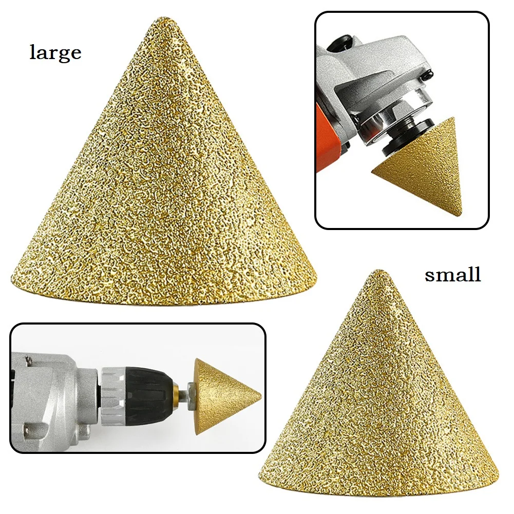 1pcs Conical Diamond Grinding Wheel M10 Thread Diamond Chamfer Countersink Bits 38/50mm Cone Carve Polishing Grinding Wheel
1pcs Conical Diamond Grinding Wheel M10 Thread Diamond Chamfer Countersink Bits 38/50mm Cone Carve Polishing Grinding Wheel