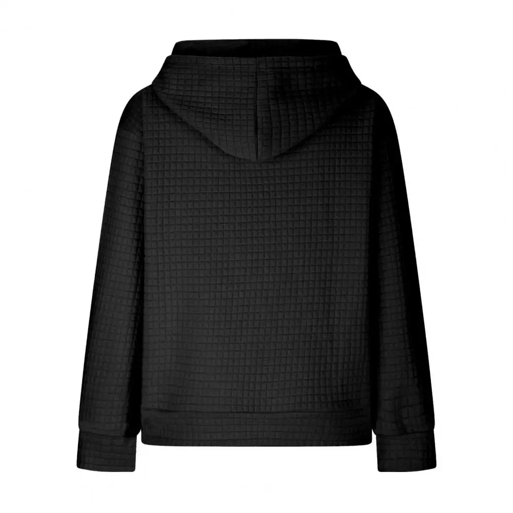 

Trendy Collar Sweatshirt Fashionable Women's Hooded Cardigan Jacket for Spring Fall Stylish Zipper Placket Regular Fit Casual