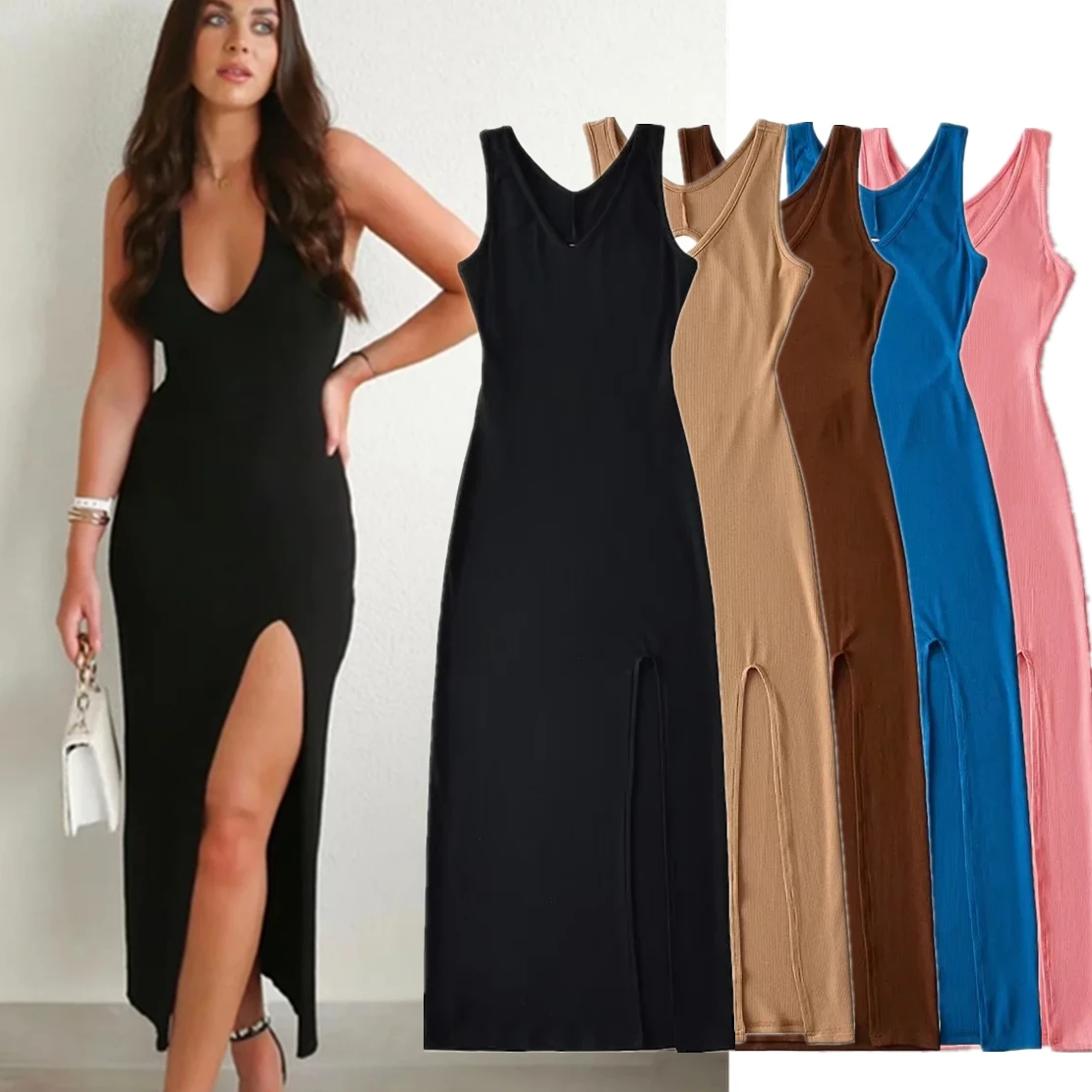 Maxdutti Multicolor Ins Blogger Fashion Dress Sheath Knitted Hollow Out Sexy Tank Dress Women
Maxdutti Multicolor Ins Blogger Fashion Dress Sheath Knitted Hollow Out Sexy Tank Dress Women