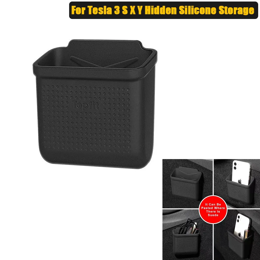 Скрытый силиконовый ящик для хранения серии Tesla Model 3 S X Y 2022, простая установка, новые автомобильные аксессуары для интерьера, универсальные детали
Скрытый силиконовый ящик для хранения серии Tesla Model 3 S X Y 2022, простая установка, новые автомобильные аксессуары для интерьера, универсальные детали
