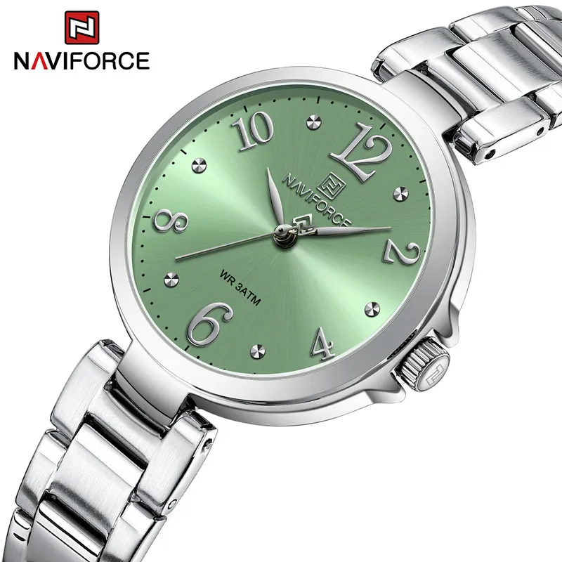 Часы наручные NAVIFORCE женские кварцевые, роскошные повседневные Элегантные водонепроницаемые, из нержавеющей стали
Часы наручные NAVIFORCE женские кварцевые, роскошные повседневные Элегантные водонепроницаемые, из нержавеющей стали
