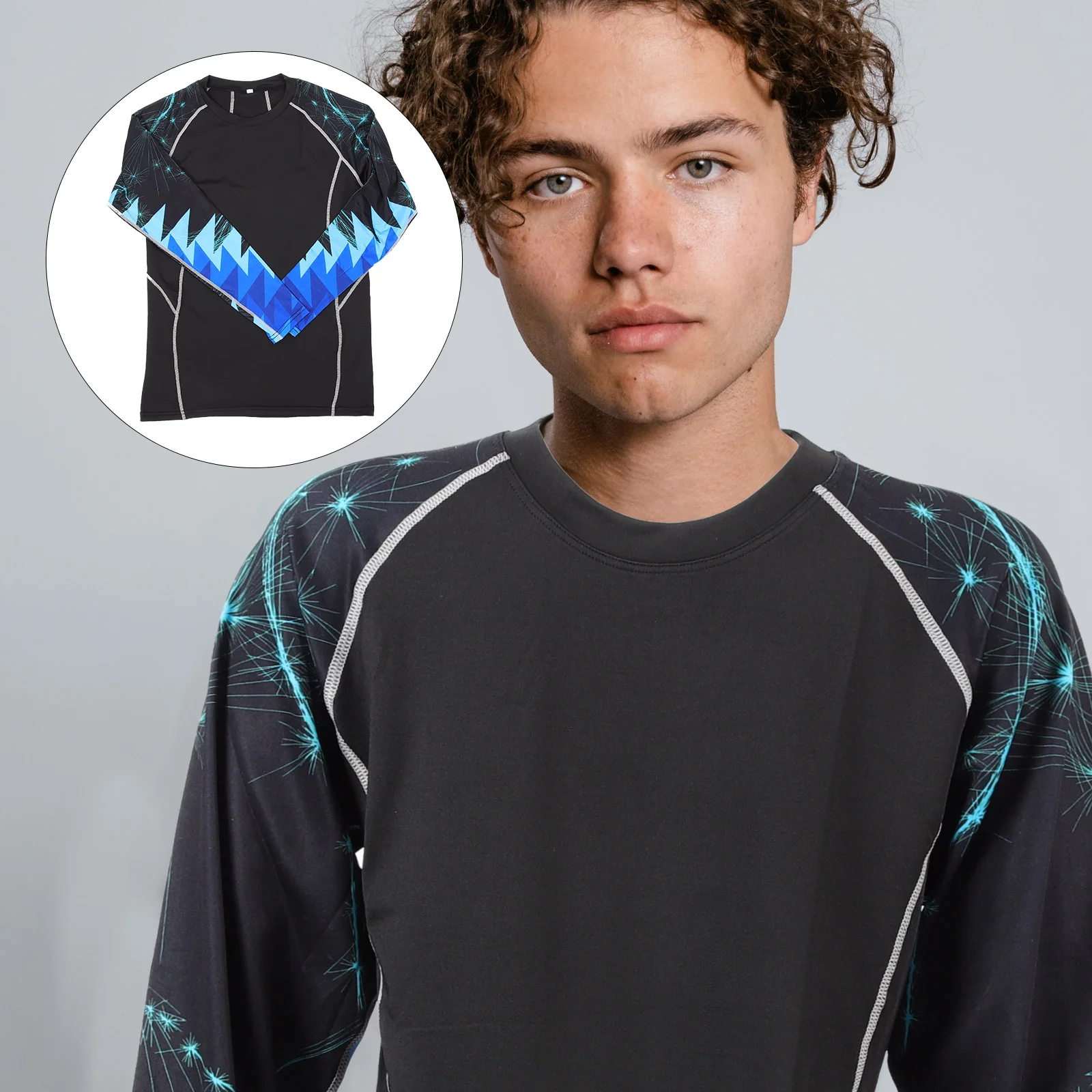 Athletic Running Long Sleeve Workout Cloth Compression Shirt Printing Sports Riding Outfit Polyester Fitness Men's
Athletic Running Long Sleeve Workout Cloth Compression Shirt Printing Sports Riding Outfit Polyester Fitness Men's