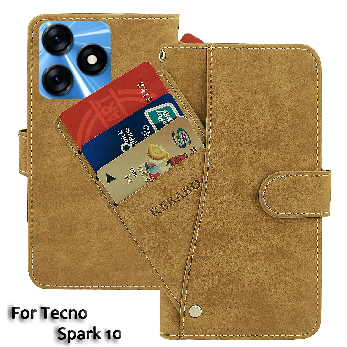 Vintage Leather Wallet Tecno Spark 10 Case 6.6" Flip Luxury Card Slots Cover Magnet Phone Protective Cases Bags
Vintage Leather Wallet Tecno Spark 10 Case 6.6" Flip Luxury Card Slots Cover Magnet Phone Protective Cases Bags
