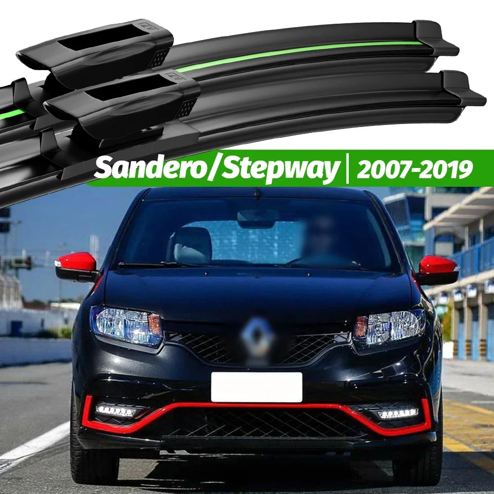 For Renault Sandero Stepway 2007-2019 2pcs Front Windshield Wiper Blades 2008 2012 2015 2016 2018 Windscreen Window Accessories
For Renault Sandero Stepway 2007-2019 2pcs Front Windshield Wiper Blades 2008 2012 2015 2016 2018 Windscreen Window Accessories