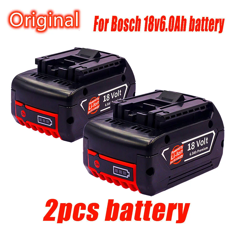 18V Battery 6.0Ah for Bosch Electric Drill 18V 6000mAh Rechargeable Li-ion Battery BAT609, BAT609G, BAT618, BAT618G, BAT614
18V Battery 6.0Ah for Bosch Electric Drill 18V 6000mAh Rechargeable Li-ion Battery BAT609, BAT609G, BAT618, BAT618G, BAT614