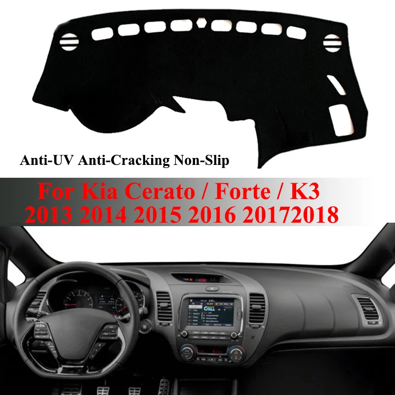 Коврик LHD для салона автомобиля, коврик для приборной панели для Kia Cerato Forte K3 2013-2018, Солнцезащитный коврик для приборной панели, ковер, анти-скользящий
Коврик LHD для салона автомобиля, коврик для приборной панели для Kia Cerato Forte K3 2013-2018, Солнцезащитный коврик для приборной панели, ковер, анти-скользящий