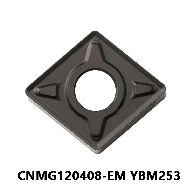 CNMG120408 CNMG120408-EM YBM253 Carbide Inserts for Stainless Steel Machining Continious Cut to Interrupted Cut CNMG 120408 EM
CNMG120408 CNMG120408-EM YBM253 Carbide Inserts for Stainless Steel Machining Continious Cut to Interrupted Cut CNMG 120408 EM