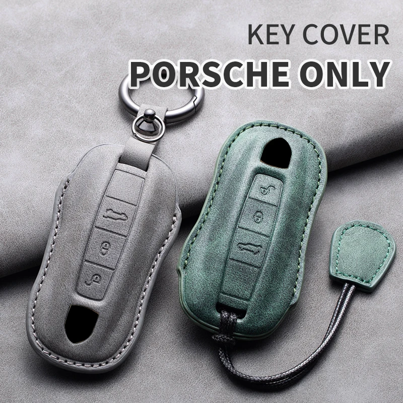 Leather Car Key Case Cover For Porsche Panamera Spyder Carrera Macan Cayman Cayenne 911 970 981 991 Keychain Key Accessories
Leather Car Key Case Cover For Porsche Panamera Spyder Carrera Macan Cayman Cayenne 911 970 981 991 Keychain Key Accessories