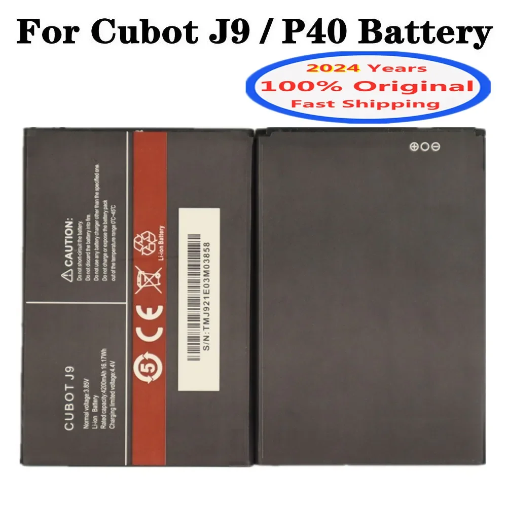 

2024 Years High Quality 100% Original Battery For Cubot J9 P40 P50 4200mAh Mobile Phone Battery Bateria + Tracking Number