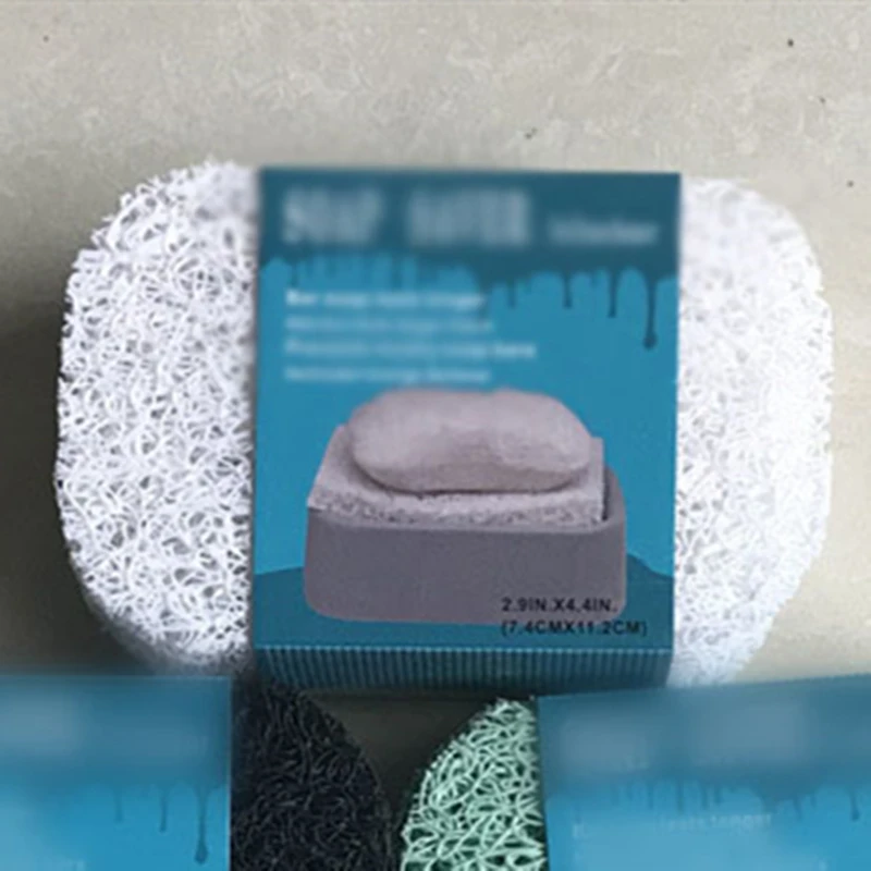 1pc Soap Pad PVC Environmental Protection Mildew Drain Anti Skid Sponge Holder 7x11cm White Green Gray Black Bathroom Products
1pc Soap Pad PVC Environmental Protection Mildew Drain Anti Skid Sponge Holder 7x11cm White Green Gray Black Bathroom Products
