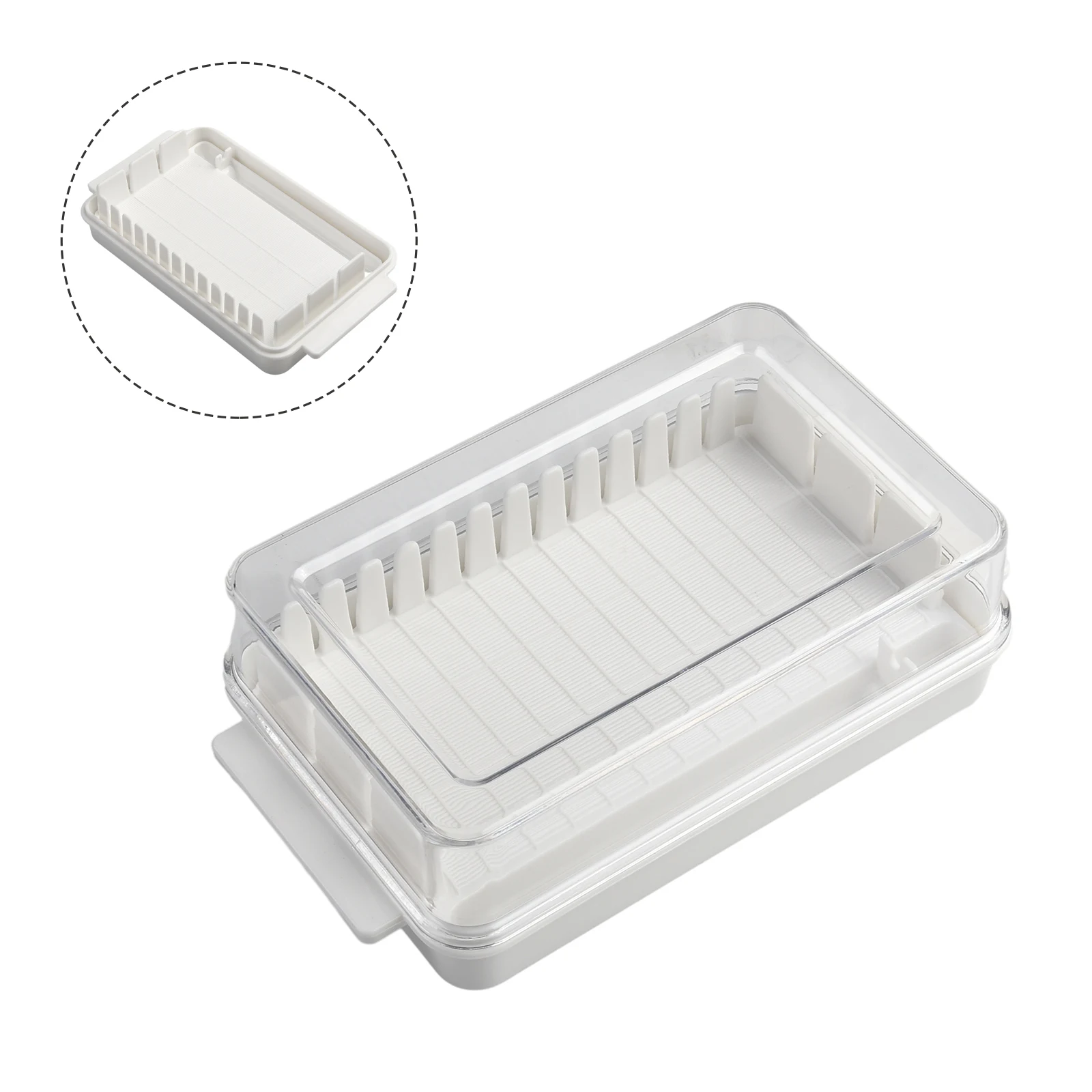 Butter Box Cheese Storage Box Convenient Refrigerator Slice Uniform Design With Transparent Lid Classic Design
Butter Box Cheese Storage Box Convenient Refrigerator Slice Uniform Design With Transparent Lid Classic Design