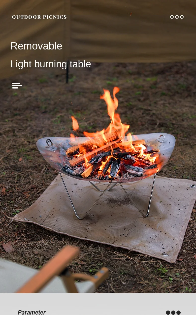 Burning Table Outdoor Stove Portable Firewood Stove Camping Ultra-light Baking Rack Stainless Steel Removable Bonfire Stove
Burning Table Outdoor Stove Portable Firewood Stove Camping Ultra-light Baking Rack Stainless Steel Removable Bonfire Stove