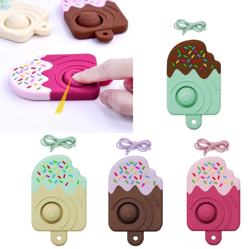 Мягкая силиконовая детская игрушка для прорезывания зубов в форме фруктового мороженого, сенсорная игрушка, гибкий прорезыватель
Мягкая силиконовая детская игрушка для прорезывания зубов в форме фруктового мороженого, сенсорная игрушка, гибкий прорезыватель