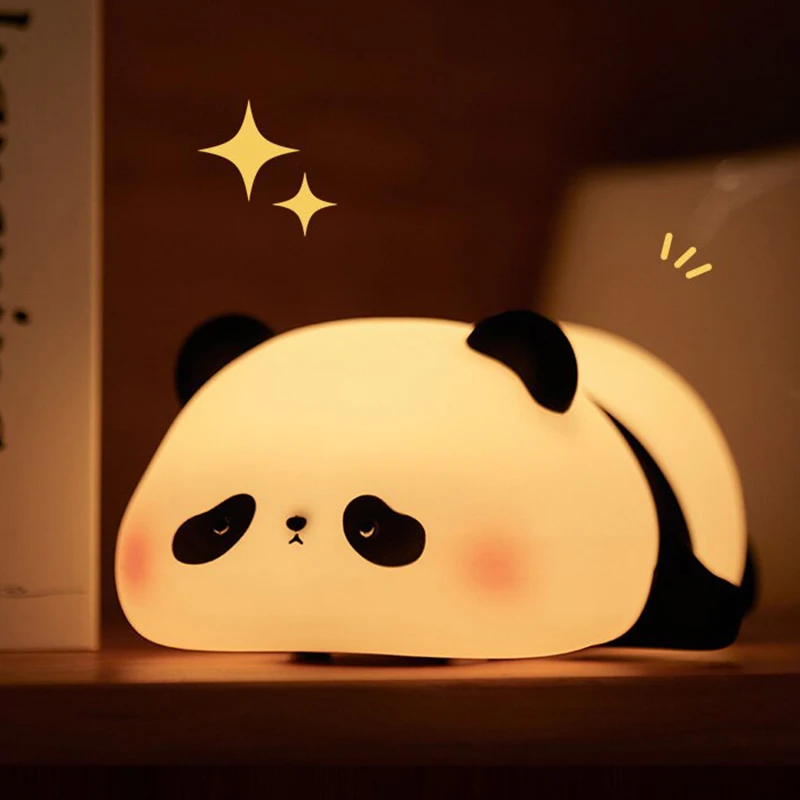 Christmas Gift Baby Cute Panda Soft Silicone Night Light Timer Color Changing Night Lamp Children Bedroom Decoration Mum Nursing
Christmas Gift Baby Cute Panda Soft Silicone Night Light Timer Color Changing Night Lamp Children Bedroom Decoration Mum Nursing
