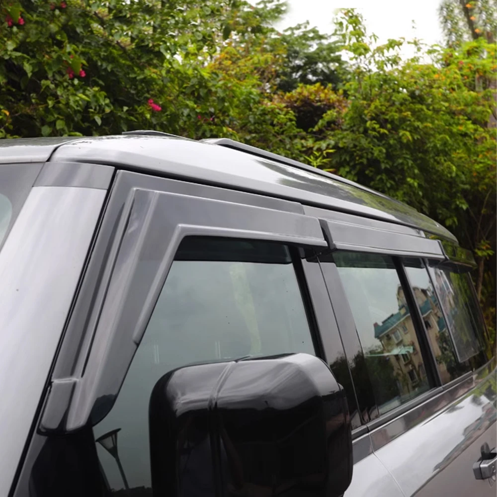 20-24 For Land Rover Defender 90/110/130 ABS Car Window Sun Rain Shade Visors Shield Shelter Protector Cover Trim Car Accessorie
20-24 For Land Rover Defender 90/110/130 ABS Car Window Sun Rain Shade Visors Shield Shelter Protector Cover Trim Car Accessorie