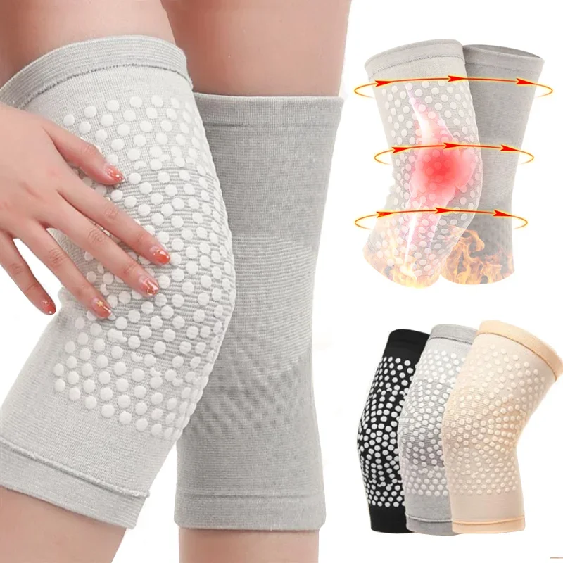 

Self Heating Support Knee Pad Knee Brace Warm for Arthritis Joint Pain Relief Injury Recovery Belt Knee Massager Leg Warmer