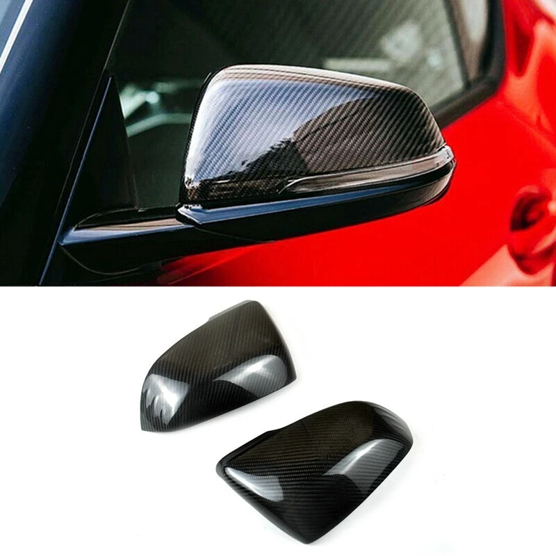 

Real Carbon Fiber For Toyota Supra A90 A91 2019-2022 Rearview Mirror Cover Cap Trim Sticker Styling