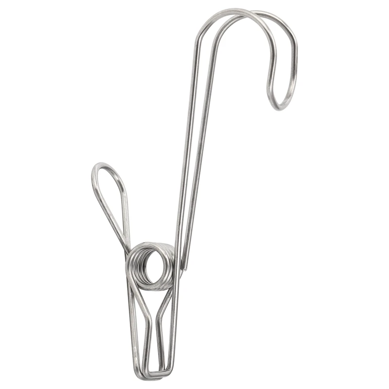 40PC Stainless Steel Metal Long Tail Clip With Hooks Clothes Pins Hanging Universal Clips For Kitchen Bathroom Office
40PC Stainless Steel Metal Long Tail Clip With Hooks Clothes Pins Hanging Universal Clips For Kitchen Bathroom Office