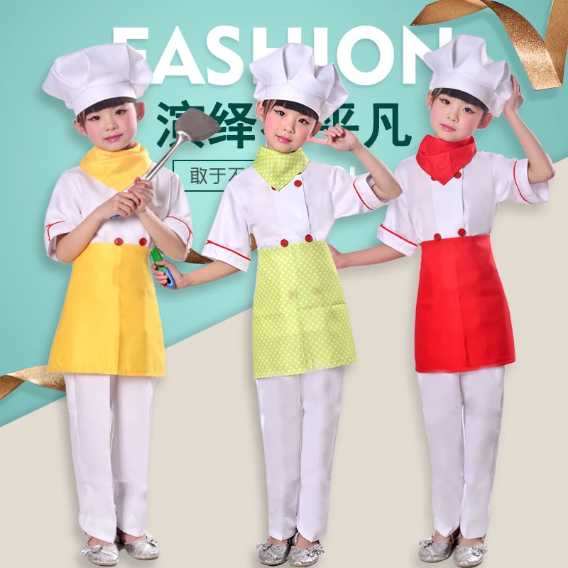 Chef Uniform For Kids Cook Jackets Halloween Costume For Boys Girls Kitchen Waiter Waitress Clothing Sets Children Performance
Chef Uniform For Kids Cook Jackets Halloween Costume For Boys Girls Kitchen Waiter Waitress Clothing Sets Children Performance