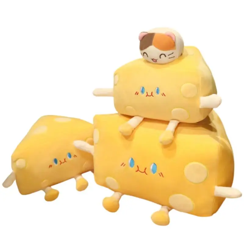 Creative Funny Cute Plush Food Tos Figured Cartoon Cheese With Animals Dolls Stuffed Cushion Baby Kids Appease Sleeping Pillow
Creative Funny Cute Plush Food Tos Figured Cartoon Cheese With Animals Dolls Stuffed Cushion Baby Kids Appease Sleeping Pillow