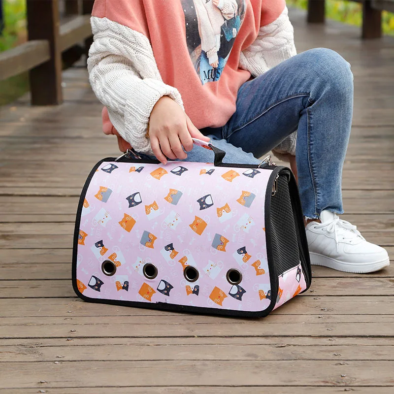 Portable Cat Handbag Folding Pet Backpack Single Shoulder Breathable Outdoor Articles Bag
Portable Cat Handbag Folding Pet Backpack Single Shoulder Breathable Outdoor Articles Bag