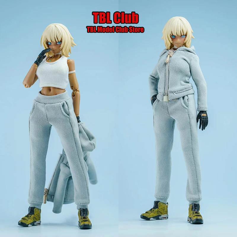 2 Colors 1/12 Female Soldier Tight Vest Hooded Coat Casual Sweatpants Clothes Accessory for 6" Moveable Figure Body Fans Gifts
2 Colors 1/12 Female Soldier Tight Vest Hooded Coat Casual Sweatpants Clothes Accessory for 6" Moveable Figure Body Fans Gifts