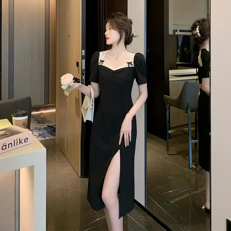 Summer New Women Dress Elegant Short Sleeve Party Sexy Vestidos One Piece Clothes Bow Dress Women
Summer New Women Dress Elegant Short Sleeve Party Sexy Vestidos One Piece Clothes Bow Dress Women