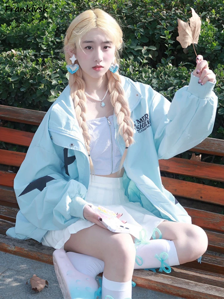 Kawaii Jackets Women Geometric Japanese Style Y2K Harajuku Baggy Elegant Tender Temperament Fitness Teenagers Preppy Ins
Kawaii Jackets Women Geometric Japanese Style Y2K Harajuku Baggy Elegant Tender Temperament Fitness Teenagers Preppy Ins