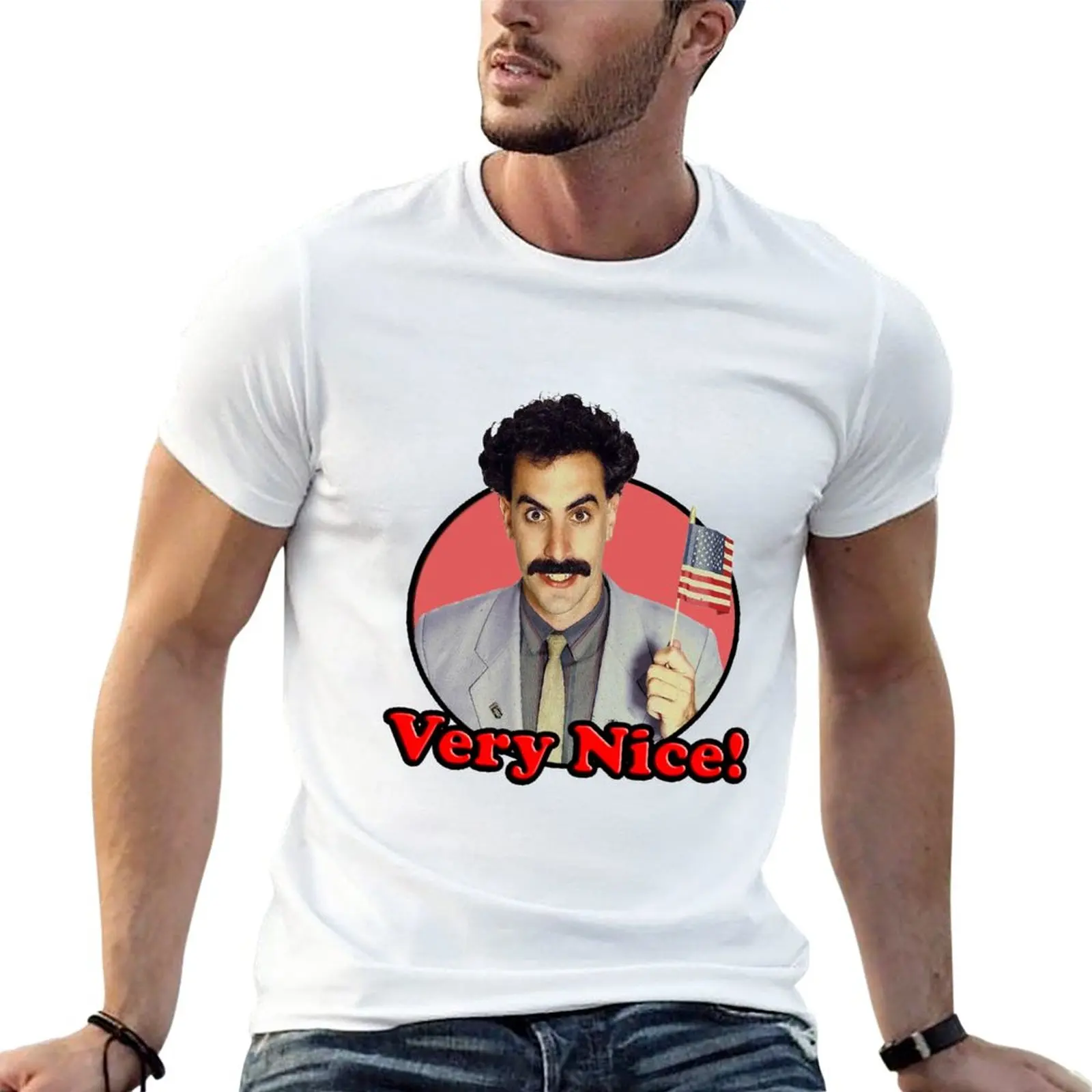 Borat, Very Nice T-Shirt boys white t shirts summer clothes t shirt man t shirts men
Borat, Very Nice T-Shirt boys white t shirts summer clothes t shirt man t shirts men
