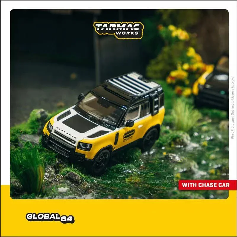 Tarmac работает 1:64 модель автомобиля Defender 90, трофей издание, литье под давлением, желтого цвета
Tarmac работает 1:64 модель автомобиля Defender 90, трофей издание, литье под давлением, желтого цвета