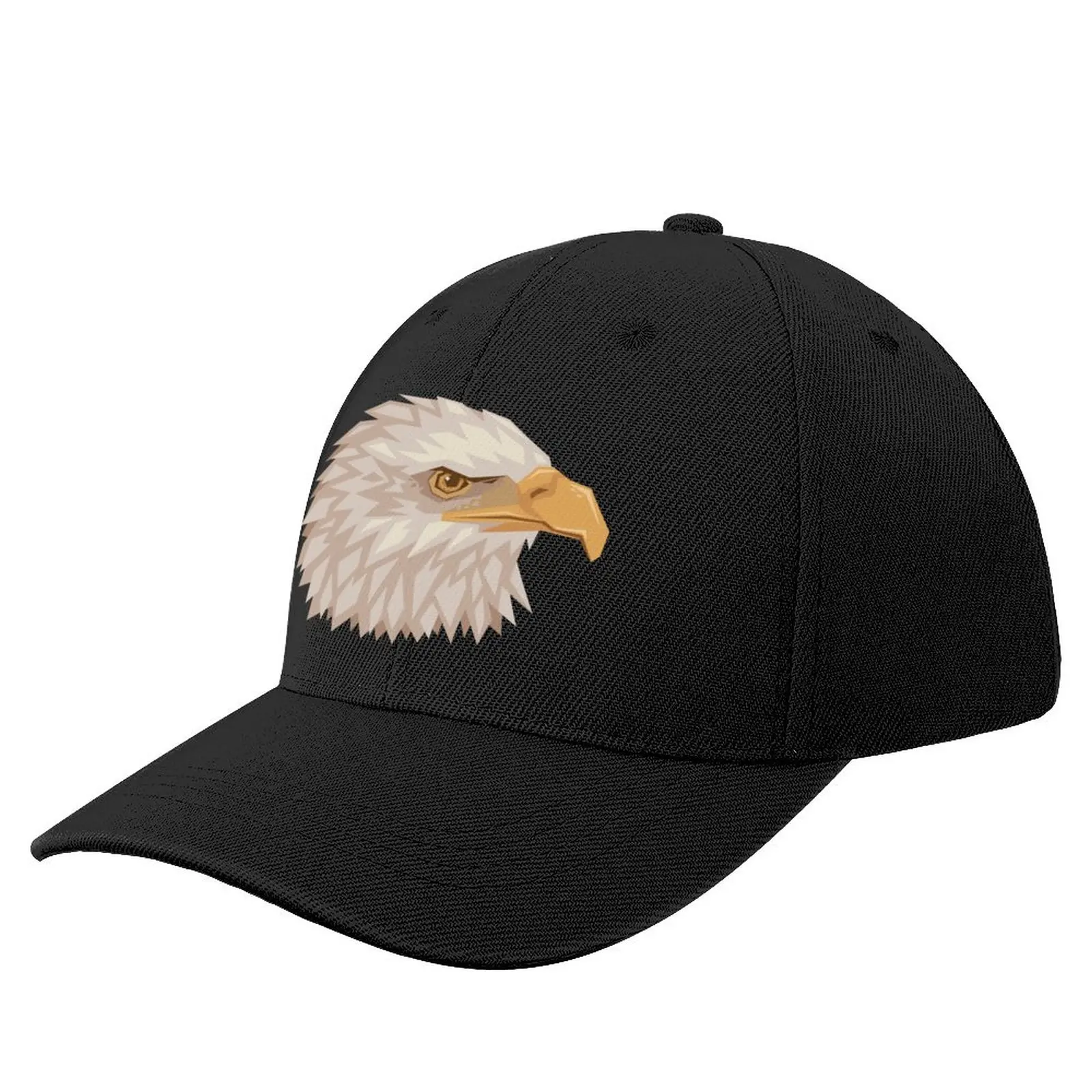 

Low Poly Bald Eagle Head Baseball Cap birthday Visor New Hat Sunhat Women'S Beach Outlet Men'S