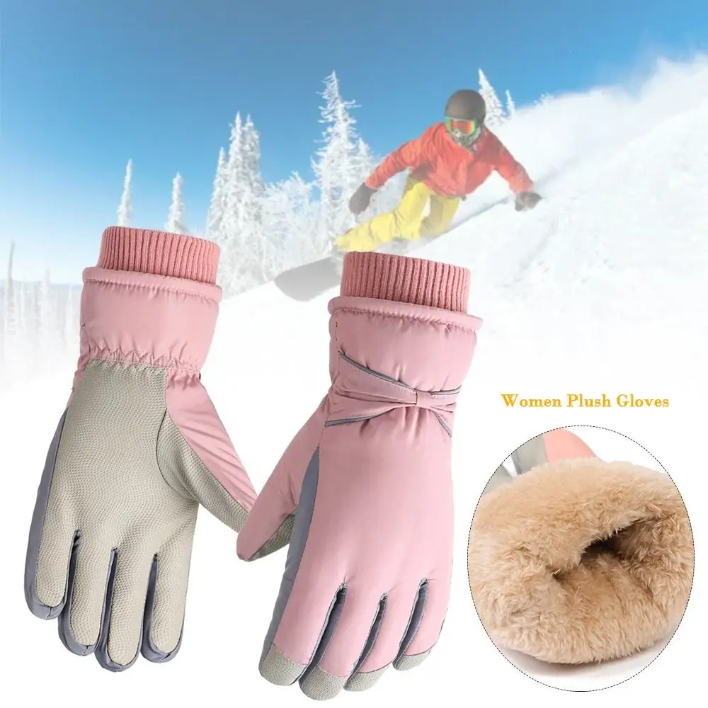 Women Winter Snowboard Ski Gloves Plush Thickened Touch Screen Waterproof Motorcycle Cycling Thermal Warm Snow Gloves
Women Winter Snowboard Ski Gloves Plush Thickened Touch Screen Waterproof Motorcycle Cycling Thermal Warm Snow Gloves