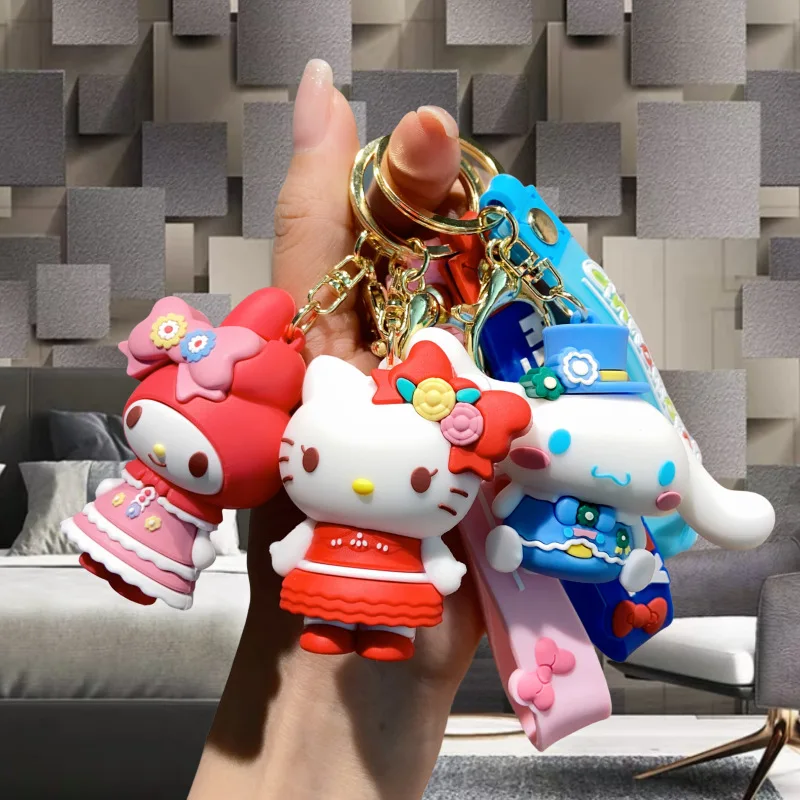 Kawaii Anime Cinnamoroll Keychain Sanrio Hello Kitty Cute Cartoon Kuromi My Melody Girly Heart Bag Pendant Toys for Girls
Kawaii Anime Cinnamoroll Keychain Sanrio Hello Kitty Cute Cartoon Kuromi My Melody Girly Heart Bag Pendant Toys for Girls
