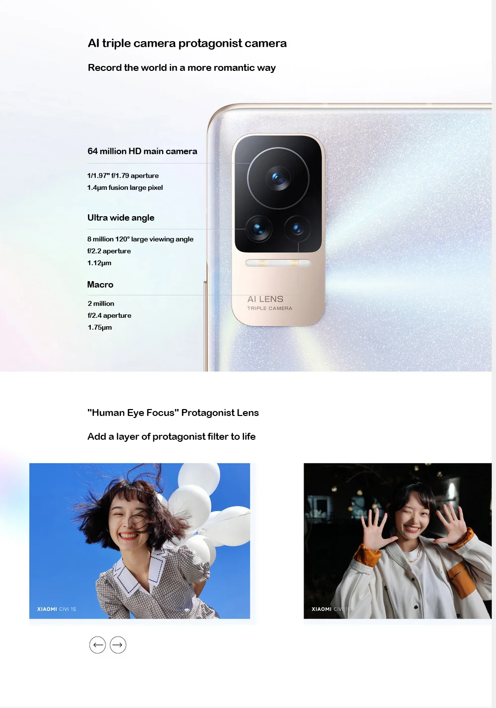CN Version Xiaomi Civi 1S 5G Smartphone Qualcomm Snapdragon 778G Plus 4500mAh Battery MIUI 13 With NFC 55W Fast Charge Original CN Version Xiaomi Civi 1S 5G Smartphone Qualcomm Snapdragon 778G Plus 4500mAh Battery MIUI 13 With NFC 55W Fast Charge Original