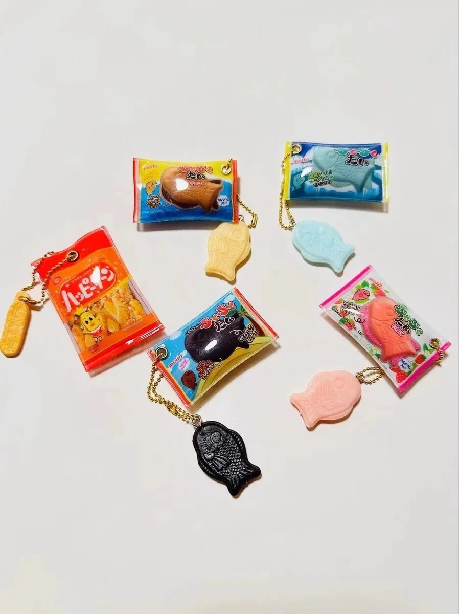 Пищевая игрушка в капсулах Taiyaki, пакет для закусок, мягкая Фудж, конфеты, имитация еды, брелок для ключей, аксессуары, подарок
Пищевая игрушка в капсулах Taiyaki, пакет для закусок, мягкая Фудж, конфеты, имитация еды, брелок для ключей, аксессуары, подарок