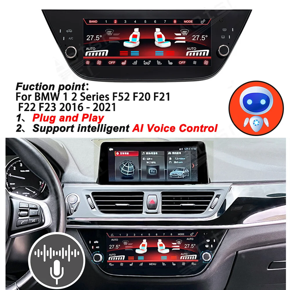 Плата кондиционера AC панель для BMW 1 2 серии F52 F20 F21 F22 F23 2016 - 2021 AI Голосовое управление ЖК сенсорный экран климат
Плата кондиционера AC панель для BMW 1 2 серии F52 F20 F21 F22 F23 2016 - 2021 AI Голосовое управление ЖК сенсорный экран климат