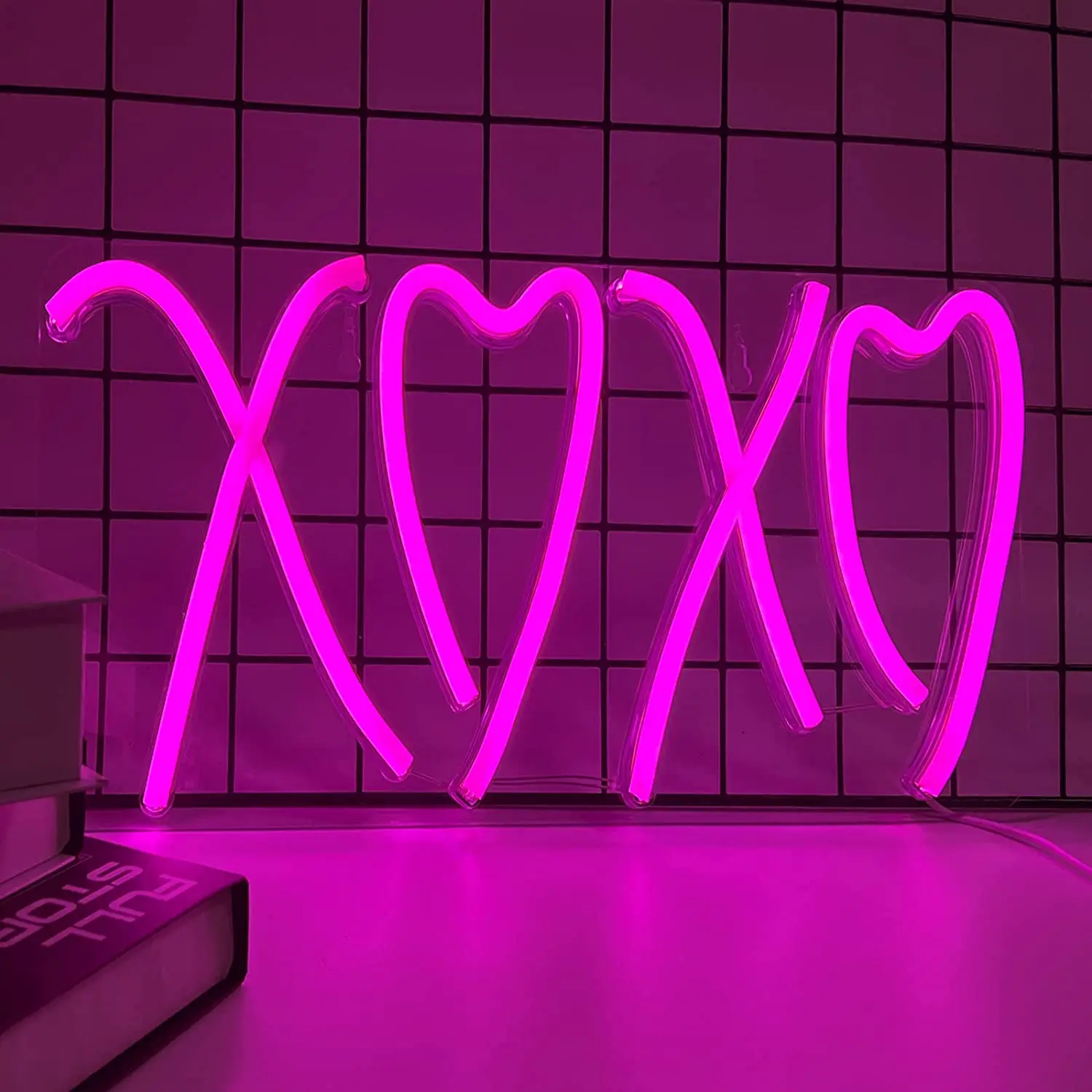 XOXO Neon Sign USB Powered for Room Decor, LED Neon Light Dimmable Night Light for Bar Restaurant Man Cave Wall Art
XOXO Neon Sign USB Powered for Room Decor, LED Neon Light Dimmable Night Light for Bar Restaurant Man Cave Wall Art