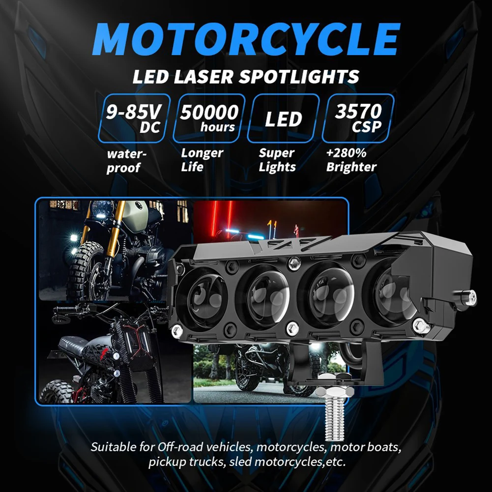 Driving Light Motorcycle Motor Boats Motorcycles Fitment High Low Beam LED Chip Lightweight Design Motorcycles
Driving Light Motorcycle Motor Boats Motorcycles Fitment High Low Beam LED Chip Lightweight Design Motorcycles