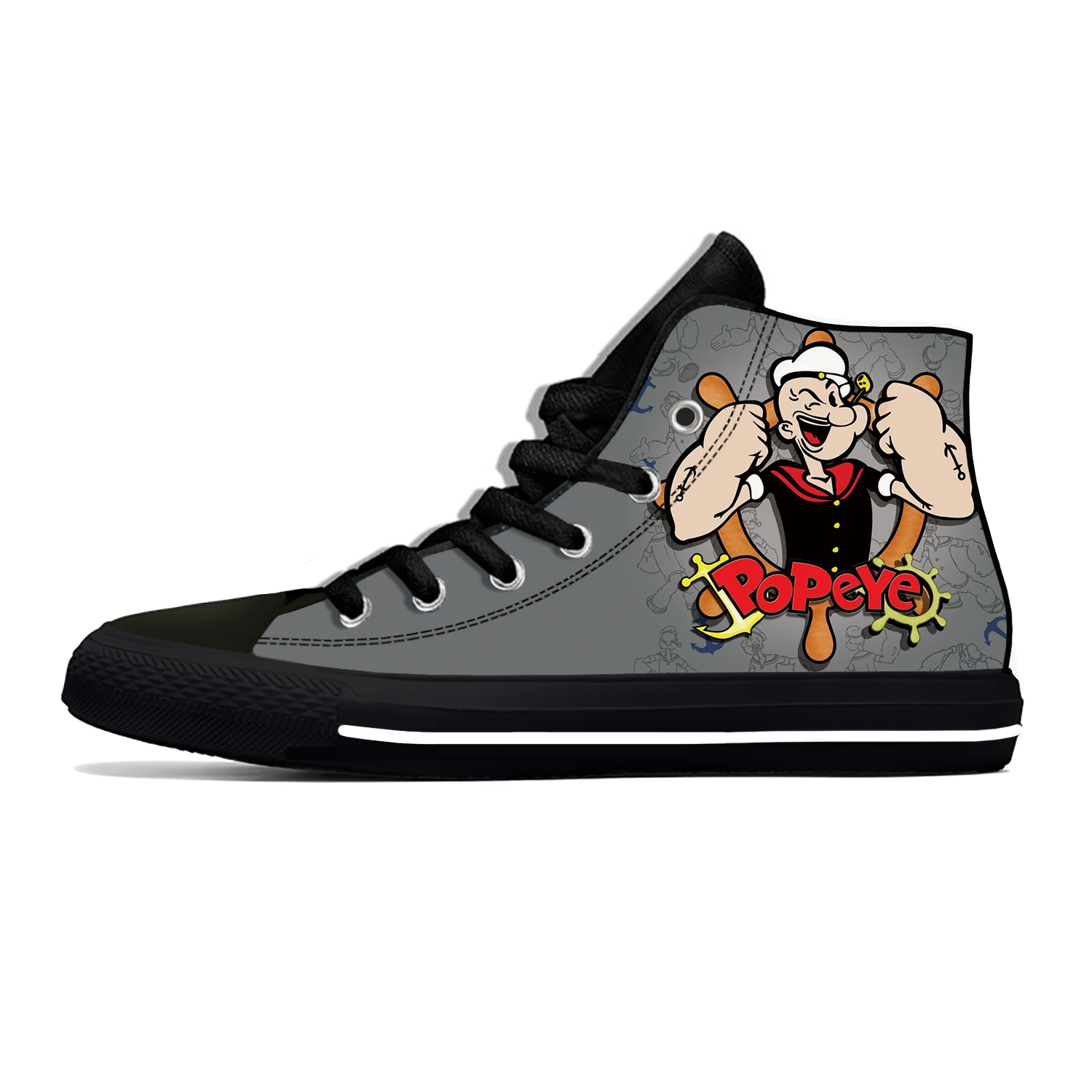 Sailor Anime Manga Cartoon Popeye Fashion Funny Casual Cloth Shoes High Top Lightweight Breathable 3D Print Men Women Sneakers
Sailor Anime Manga Cartoon Popeye Fashion Funny Casual Cloth Shoes High Top Lightweight Breathable 3D Print Men Women Sneakers