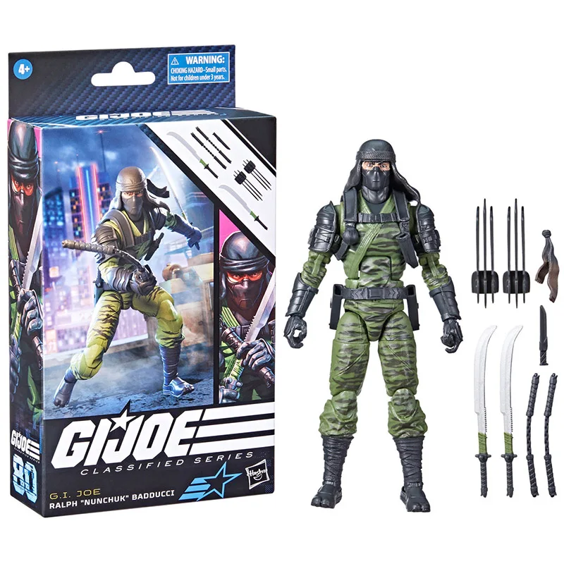 Pre-Order Hasbro G.I. Joe Classified Series Ralph "Nunchuk" Badducci 80 Action Figure Collection Model Toy 6 Inch
Pre-Order Hasbro G.I. Joe Classified Series Ralph "Nunchuk" Badducci 80 Action Figure Collection Model Toy 6 Inch