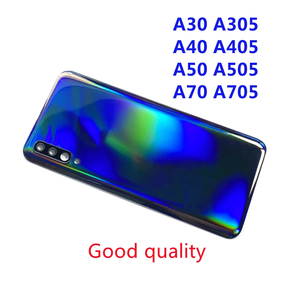 

For SAMSUNG Galaxy A30 A305 A40 A405 A50 A505 A70 A705 Battery Back Cover Protective Door Lid Rear Housing Case Replacement