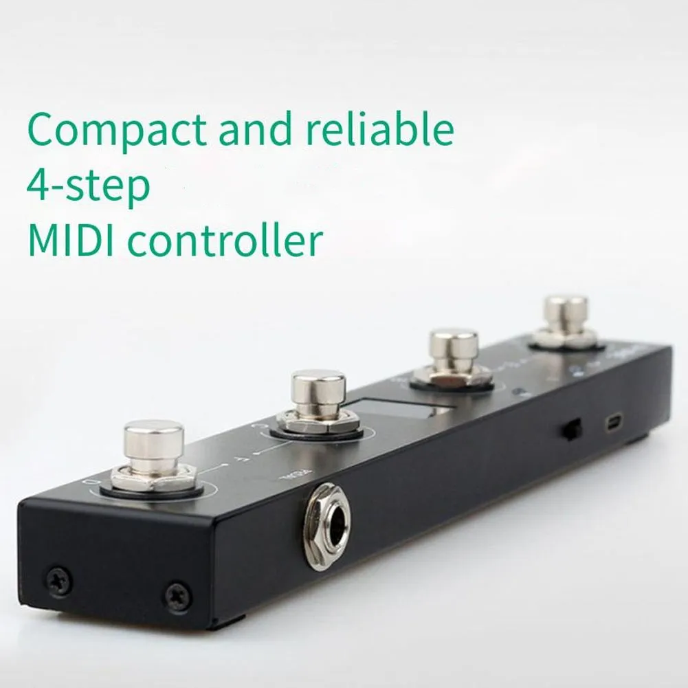 1pc MIDI Footswitch Controller Portable M-VAVE Chocolate Rechargeable 4Buttons Pedal APP Control With Wireless Transmission Syst
1pc MIDI Footswitch Controller Portable M-VAVE Chocolate Rechargeable 4Buttons Pedal APP Control With Wireless Transmission Syst